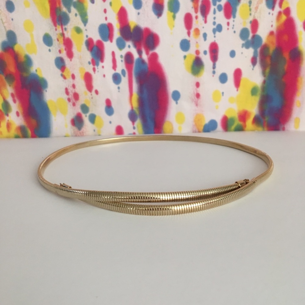 Vintage Gold Stretchy Belt